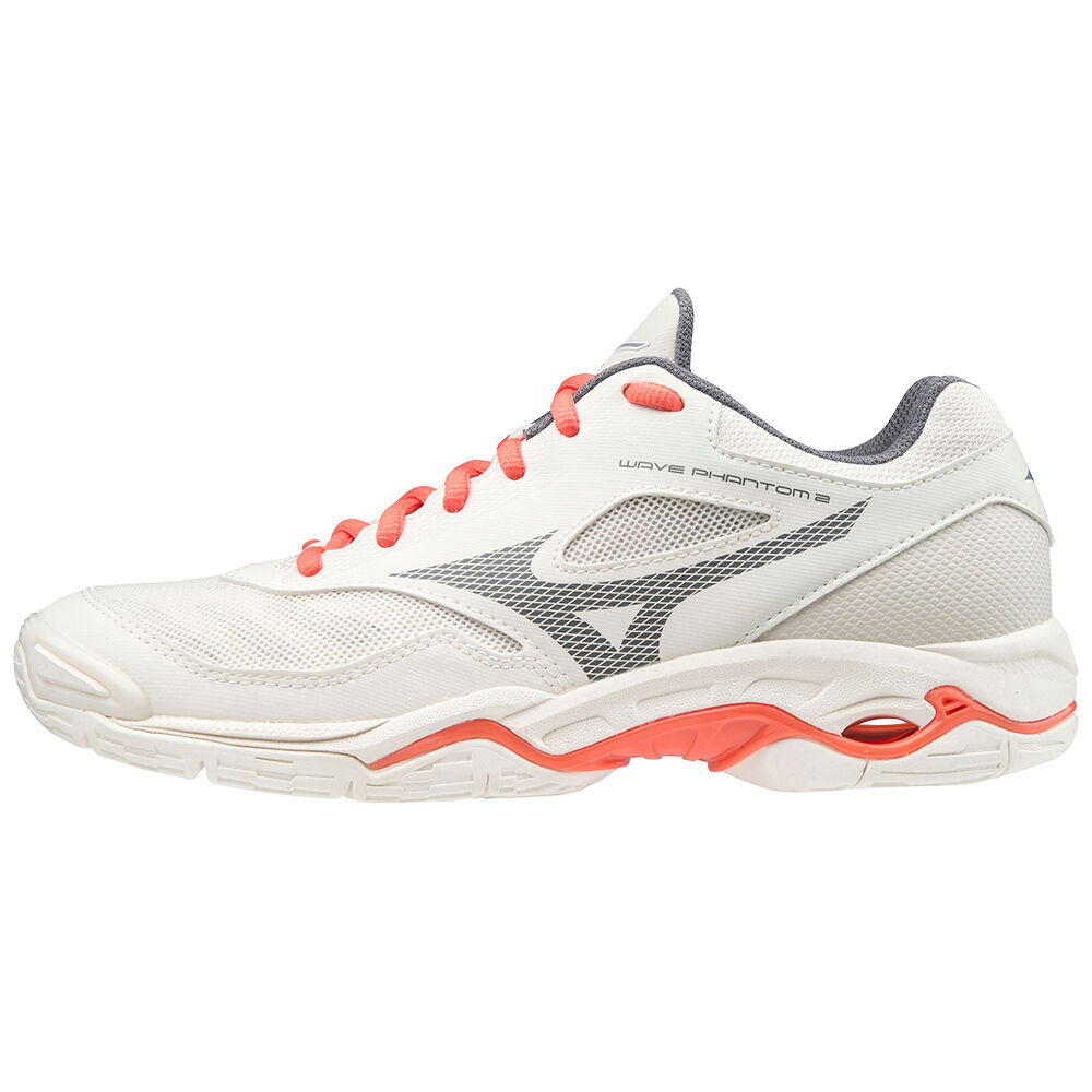 Womens Mizuno Wave Phantom 2 Badminton Shoes White Philippines (FSBMQU438)